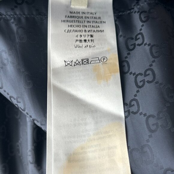 Gucci Navy GG Monogram Windbreaker - Picture 4 of 6